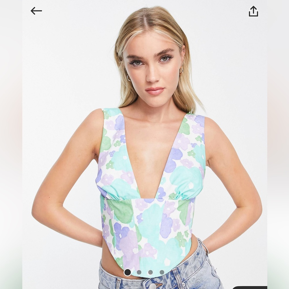 ASOS corset top